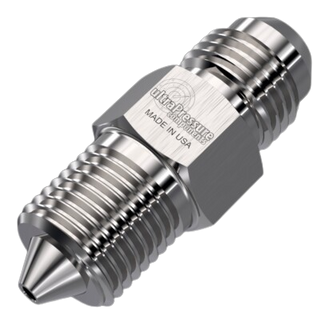 5404-6H4J | 3/8" HP Male x 1/4" Male JIC, Stainless Steel - 10K psi - HTX Fluid Power