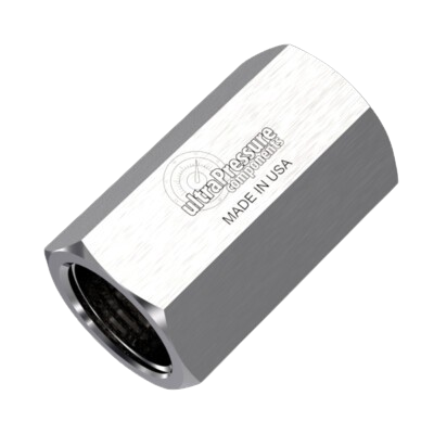 1/4" Female JIC x 1/4" Female JIC, Stainless Steel - 10K psi