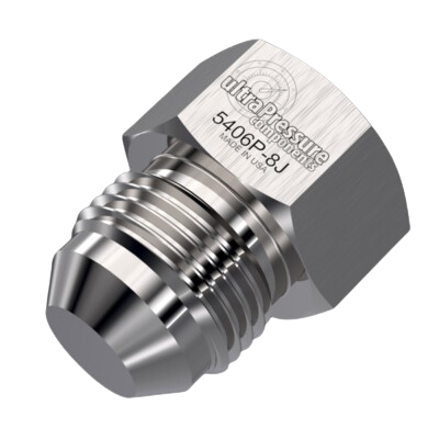 3/4" JIC Plug, Stainless Steel - 10K psi