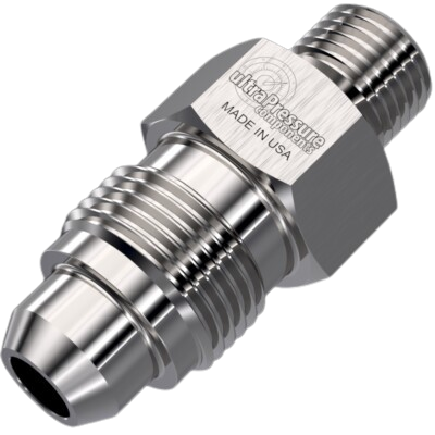 3/8" MP Male x 1" Type M Male, Stainless Steel - 20K psi