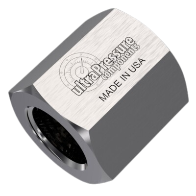 1/4" Female NPT Cap, Stainless Steel -15K psi