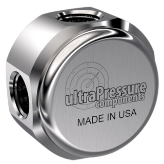 5652-4N | 1/4" Female NPT Cross, Stainless Steel - 15K psi - HTX Fluid Power