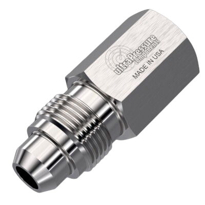 1/2" Female NPT x 3/8" MP Male, Stainless Steel - 15K psi