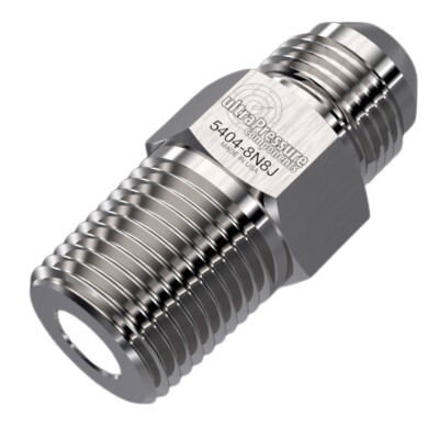 1" Male NPT x 1/2" Male JIC, Stainless Steel - 10K psi