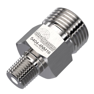 3/4" Male NPT x 9/16" Type M Male, Stainless Steel - 10K psi