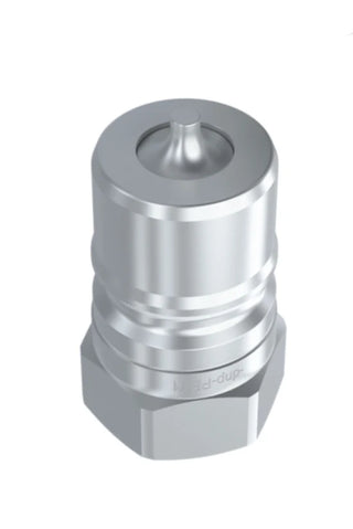 NV-04-04N-NPT | Agricultural Interchange ( Poppet Style), 1/4" Nipple Body x 1/4" Female NPT. - HTX Fluid Power